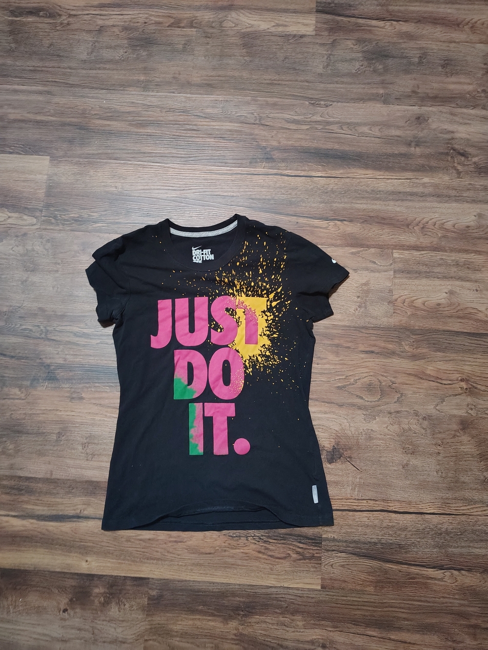 Nike Kids' Black "Just Do It" Graphic Tee
